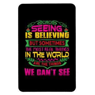 Xmas Gift Seeing Is Believing Magnet