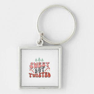 Xmas Gift Sweet But Twisted Key Ring