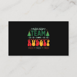 Xmas Gift Team Rudolf Business Card