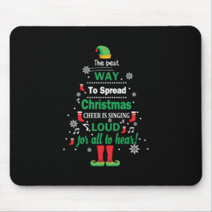 Xmas Gift The Best Way To Spread Christmas Mouse Mat