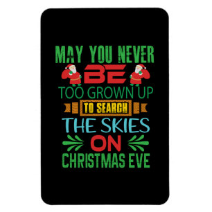 Xmas Gift The Skies On Christmas Eve Magnet