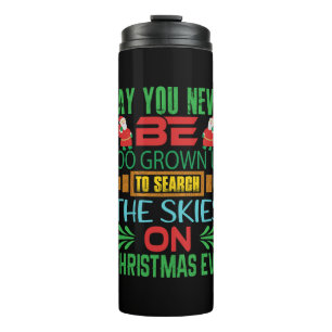 Xmas Gift The Skies On Christmas Eve Thermal Tumbler