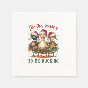 Xmas Gift To be Ducking Napkin