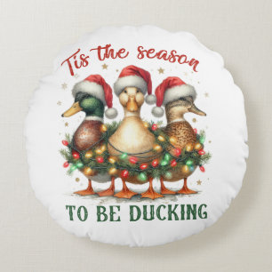 Xmas Gift To be Ducking Round Cushion