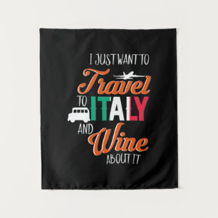 Xmas Gift Travel To Italy And Wine About It Tapestry