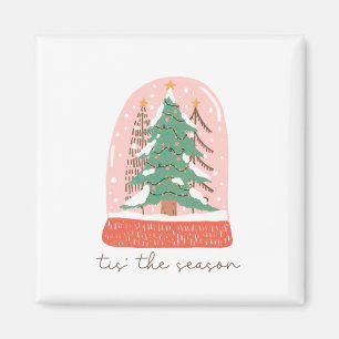 Xmas Gift Tree Tis The Season Magnet