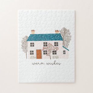 Xmas Gift Warm Wishes Jigsaw Puzzle