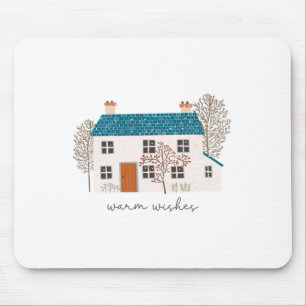 Xmas Gift Warm Wishes Mouse Mat
