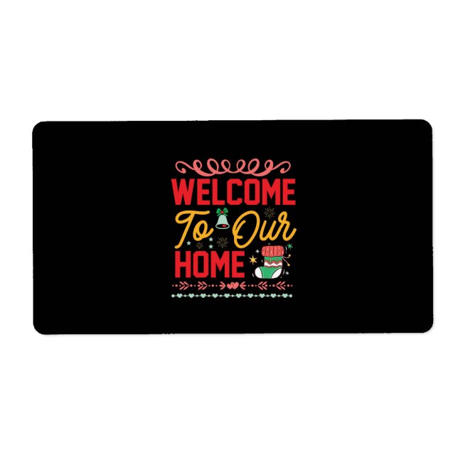 Xmas Gift Welcome to Our Home (Front)