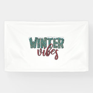 Xmas Gift Winter Vibes Banner