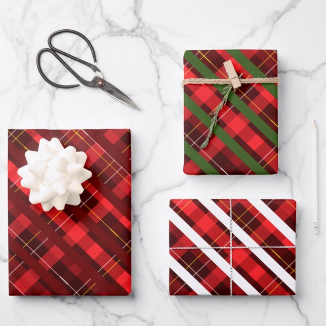 Xmas Glitter Luxe Background Wrapping Paper Sheet (Front)