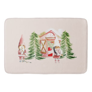 XMAS Gnome Design 1 Bath Mat