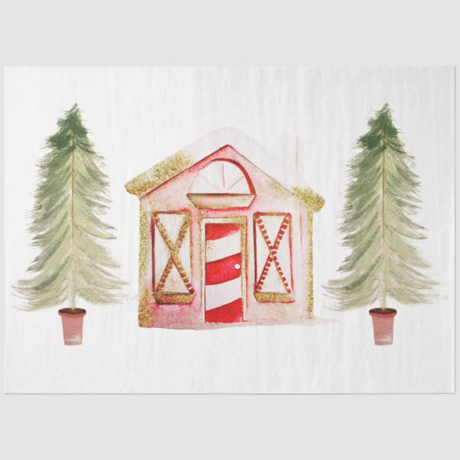 XMAS Gnome Design 4 Tissue Paper (Front)