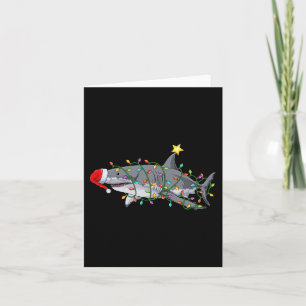 Xmas Graphic Christmas Shark Fun Sharks Christmas  Card