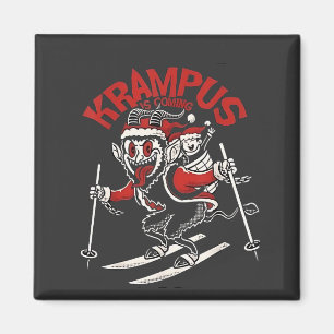 Xmas Gruss Vom Krampus Christmas Devil Magnet