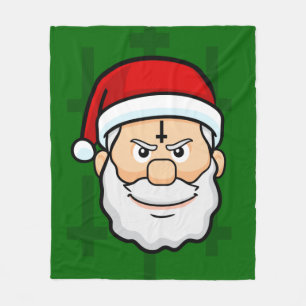 xmas hail santa fleece blanket