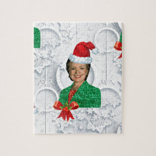 xmas Hillary clinton Jigsaw Puzzle