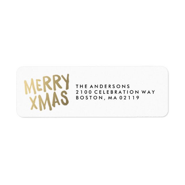 Xmas | Holiday Address Labels (Front)