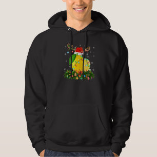 Xmas Holiday Reindeer Hat Santa Lemon Christmas   Hoodie
