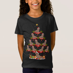 Xmas Holiday Santa Elephant Seal Christmas Tree T-Shirt