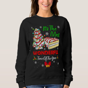 Xmas Holidays Christmas Tree Cake It's Most Wonder Sweatshirt