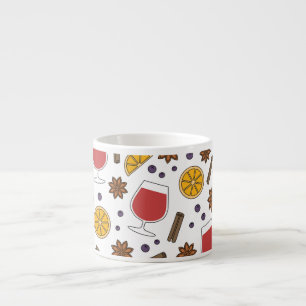 Xmas holidays red mulled wine recipe espresso cup