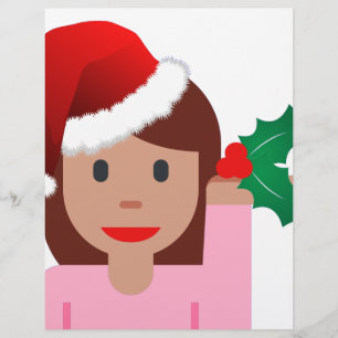xmas information girl emoji