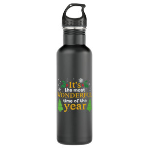 Xmas It Is The Most Wonderful Time 710 Ml Water Bottle
