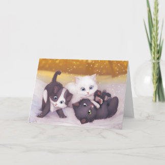 Xmas Kittens Postcard