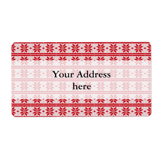 Xmas knitting seamless pattern 1 + your ideas (Front)