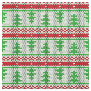 Xmas knitting seamless pattern 2 + your ideas fabric