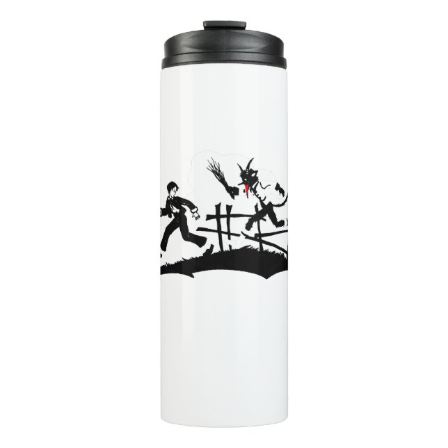 xmas krampus thermal tumbler (Front)