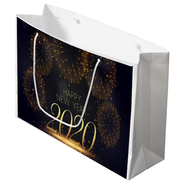 Xmas Large Gift Bag (Front Angled)