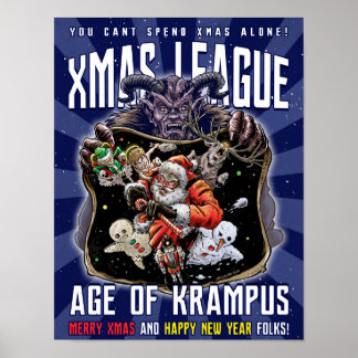 Xmas League Age of Krampus Poster