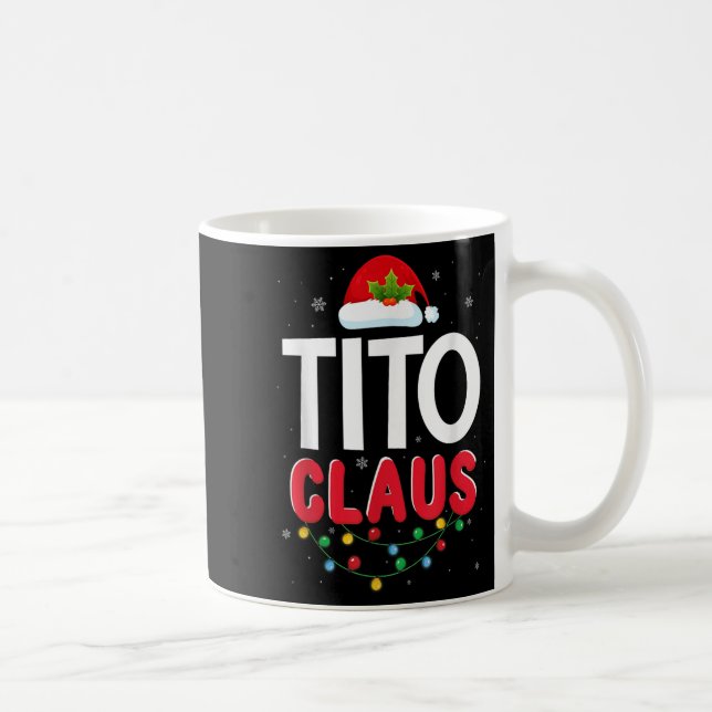 Xmas Light Tito Santa Claus Christmas Matching Cos Coffee Mug (Right)