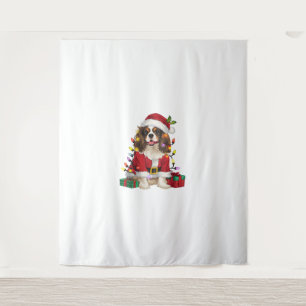 Xmas Lighting Cavalier King Charles Spaniel Dog Ch Tapestry