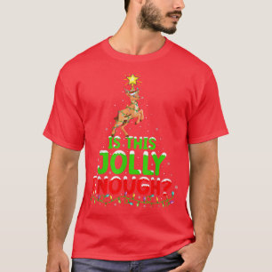 Xmas Lighting Is This Jolly Enough Antelope Christ T-Shirt
