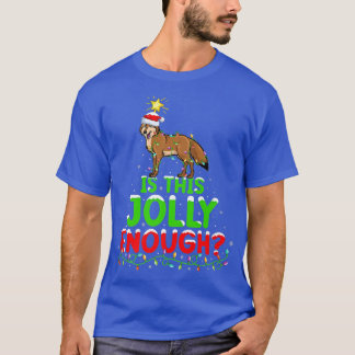 Xmas Lighting Is This Jolly Enough Coyote Christma T-Shirt