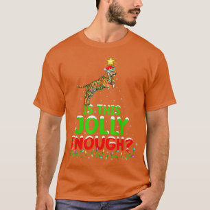 Xmas Lighting Is This Jolly Enough Liger Christmas T-Shirt