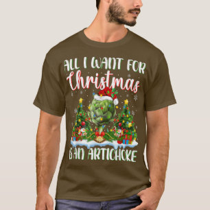 Xmas Lighting Santa All I Want For Christmas Is A  T-Shirt