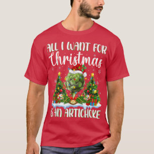 Xmas Lighting Santa All I Want For Christmas Is A  T-Shirt