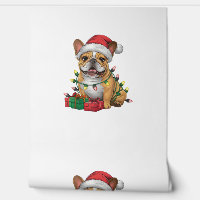 Xmas Lighting Santa Hat French Bulldog Christmas _