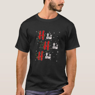 Xmas Lights HO HO HO Hostess Funny Ugly Christmas  T-Shirt