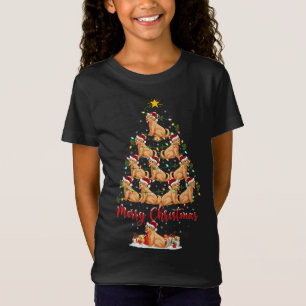 Xmas Lights Ugly Sweater Style Santa Aardvark Chri