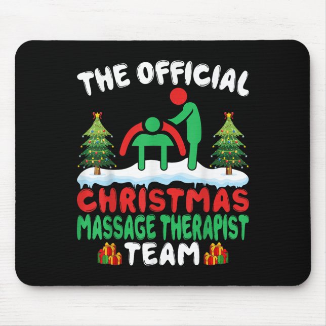 Xmas Mage Therast Team - Mage Therapy Christmas  Mouse Mat (Front)