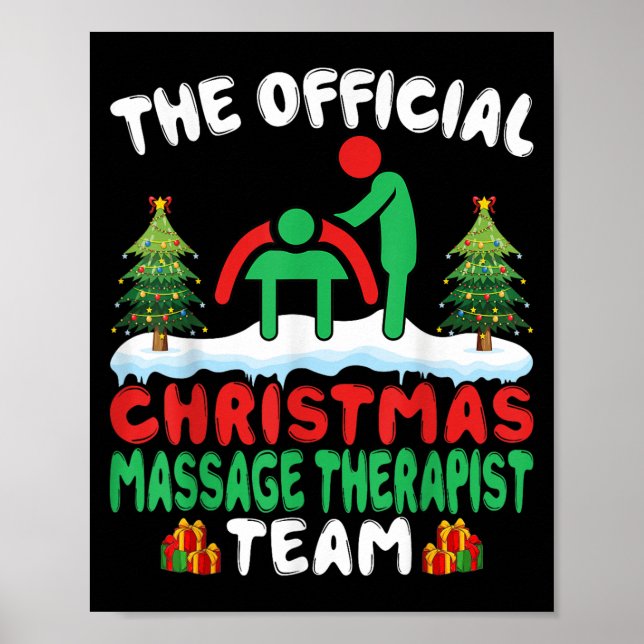 Xmas Mage Therast Team - Mage Therapy Christmas  Poster (Front)
