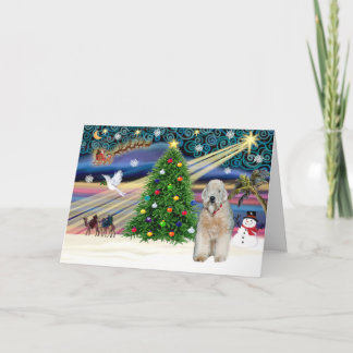 Xmas Magic - Wheaten Terrier - Customised Holiday Card