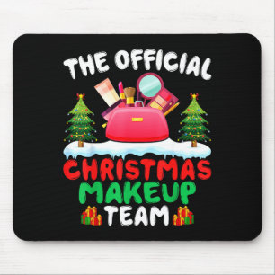 Xmas Makeup Artist Team - Beautician Cosmetologist Mouse Mat