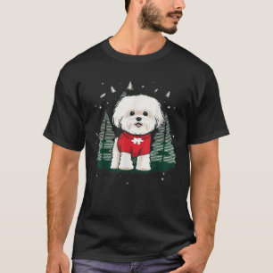 Xmas Maltese dog Santa on Christmas Maltese dog Me T-Shirt