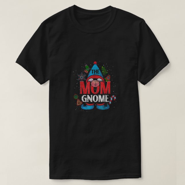 Xmas Matching Family Pajama The Mum Gnome Christma T-Shirt (Design Front)